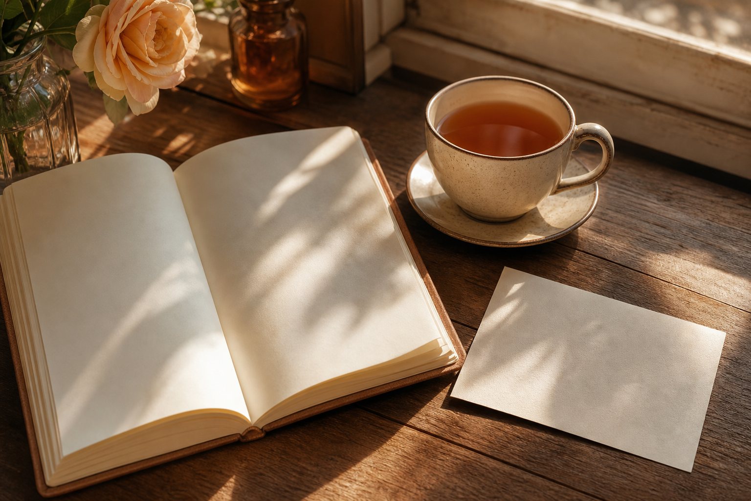Reggeli rituálé – tea, napló, angyalkártya